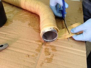 How To Install Thermal Zero Exhaust Header Wrap Image 4