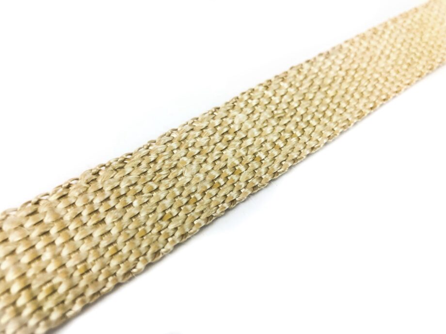 Tan/Copper 1" wide x 1/16" thick x 50" long High Temperature Exhaust/Header Heat Wrap