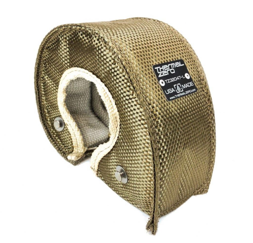 Universal Externally Wastegated T3 Turbo Heat Insulation Blanket Lava