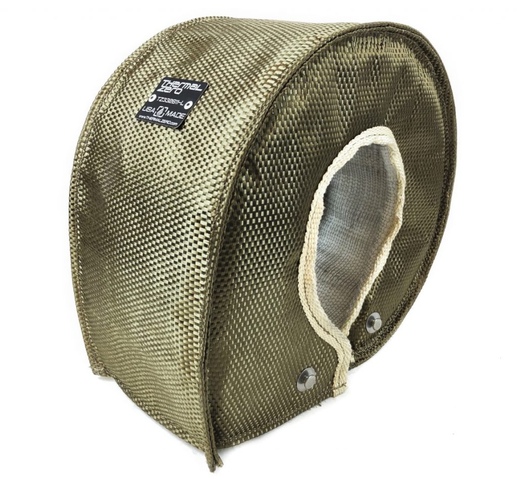 Universal Externally Wastegated T6 Turbo Heat Insulation Blanket Lava
