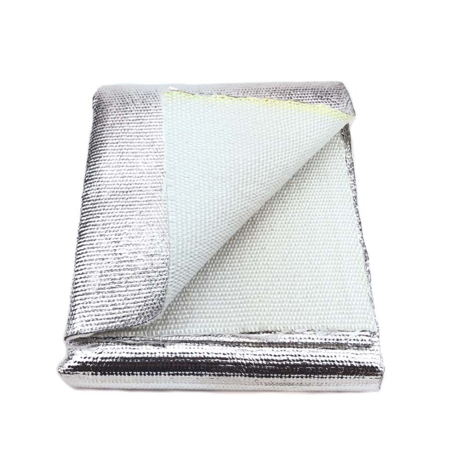 Thick High Temperature Aluminized Heat Blanket Material Shielding Mat (36" x 36" mat)